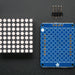 Adafruit Small 1.2" 8x8 LED Matrix Kit (Front View)