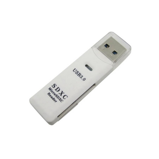 Super Speed 5Gbps USB 3.0 Micro SD TF Card Reader Adapter White