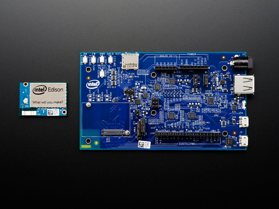 Intel Edison Kit w/Arduino Breakout Module Off Top