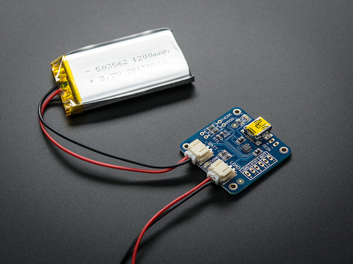 Adafruit USB Lilon/LiPoly Charger w/Battery (not included)