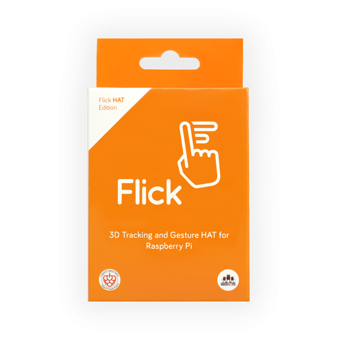 Flick HAT - 3D Tracking & Gesture HAT for Raspberry Pi