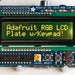 Adafruit RGB LCD Pi Plate (showing yellow neg)