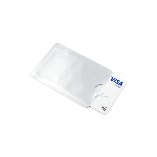 Grey RFID Secure Sleeve Credit Card Holder