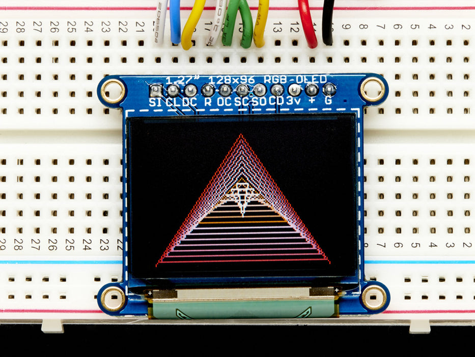 Adafruit OLED 16-Bit Colour 1.27" Board Geometric