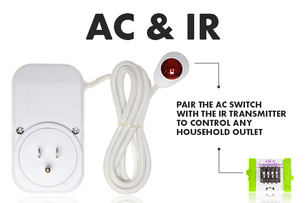 littleBits Smart Home Kit AC & IR Switch