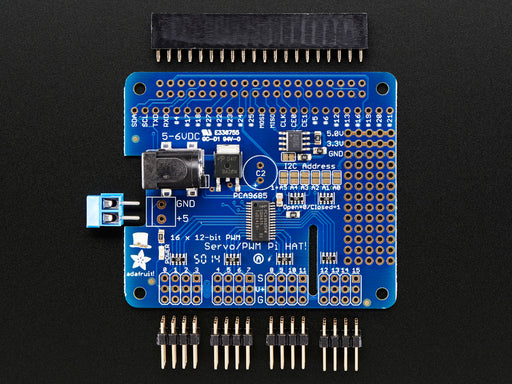 Adafruit 16-Channel PWM / Servo HAT for Raspberry Pi - Board Parts