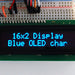 Adafruit Blue OLED 16x2 Display