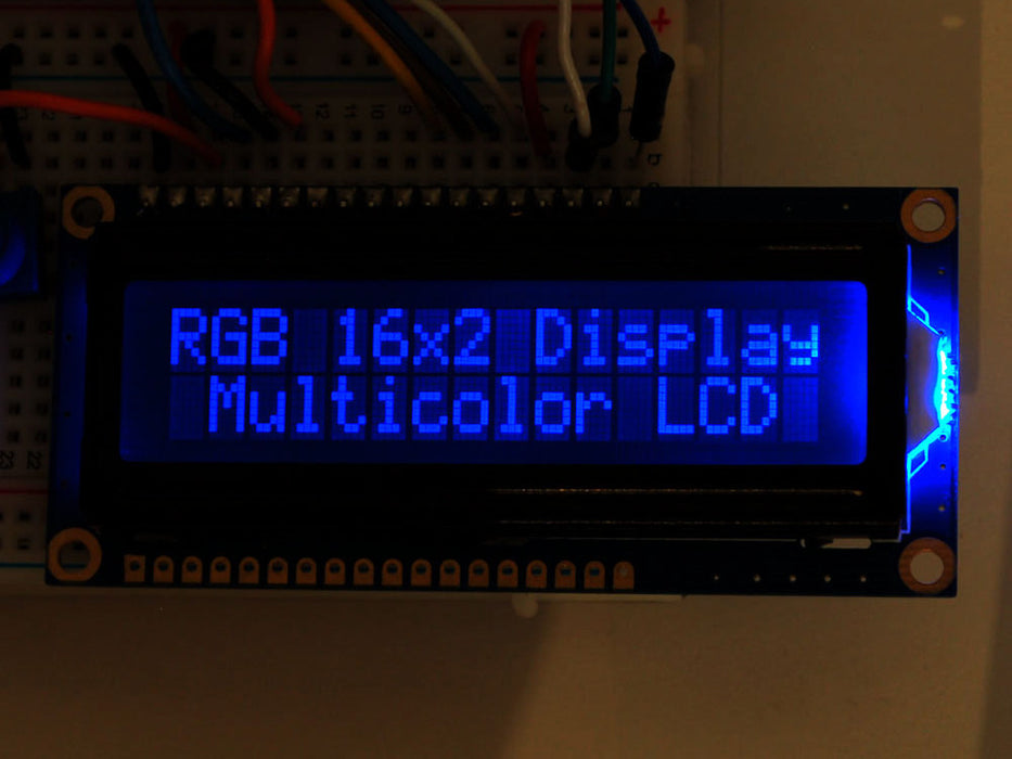 Adafruit RGB Backlight -ve LCD Blue