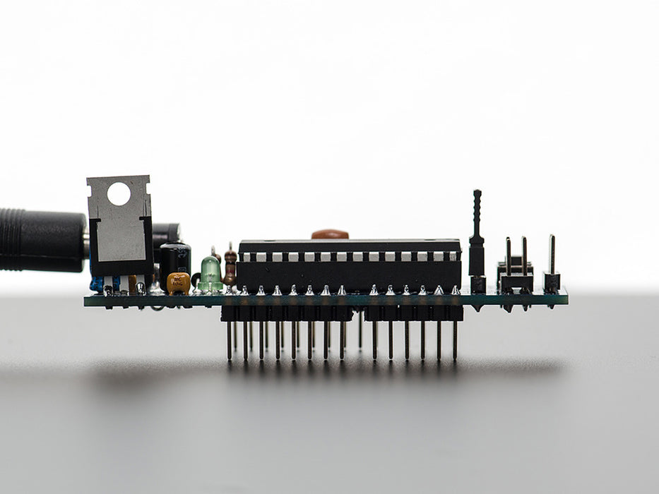 Assembled DC Boarduino (Side View)