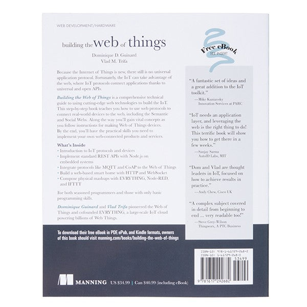 Web of Things Book - back cover