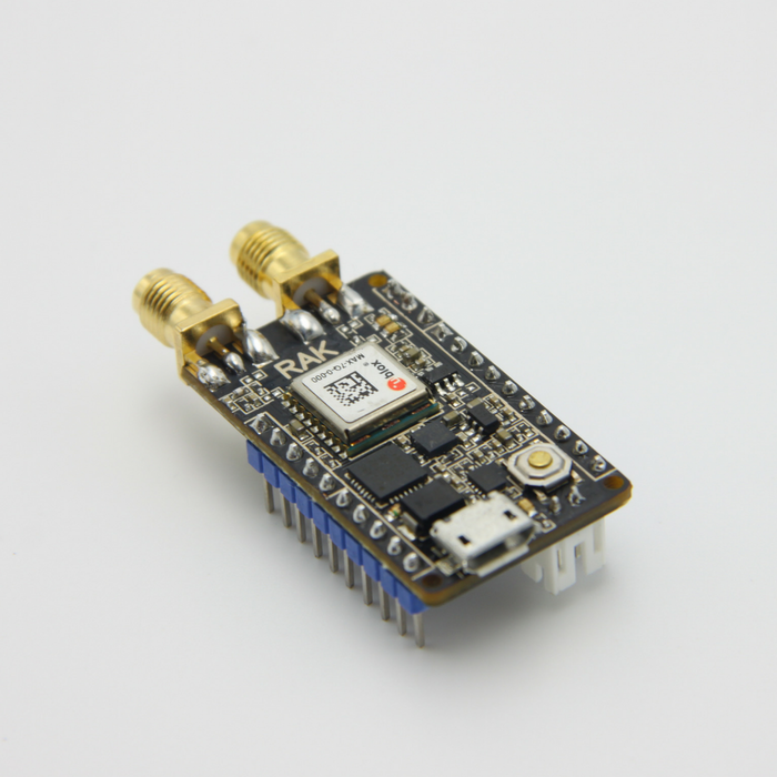 RAK811 LoRa / LoRaWAN Tracker Board and Wireless Remote Positioning Solution with MAX-7Q GPS Module and MEMS Sensor (SX1276 based)