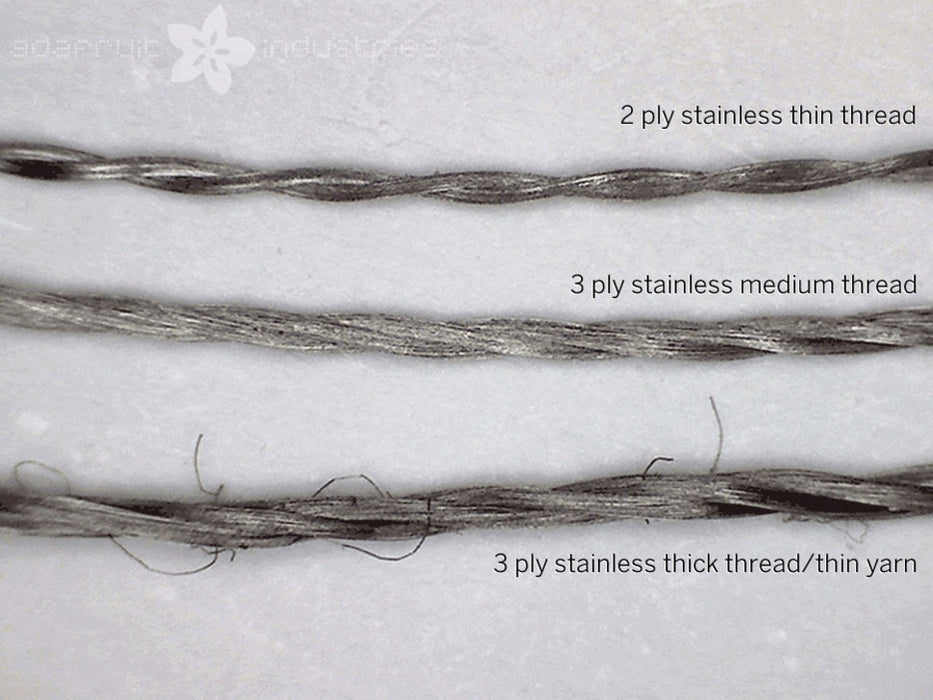 Stainless Conductive Thread Comparison