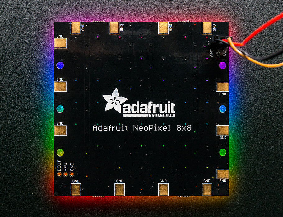Adafruit NeoMatrix Illuminated Back