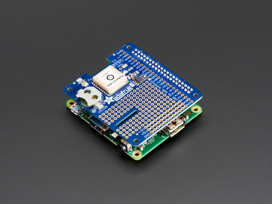 Adafruit Ultimate GPS HAT Mini Kit Stacked