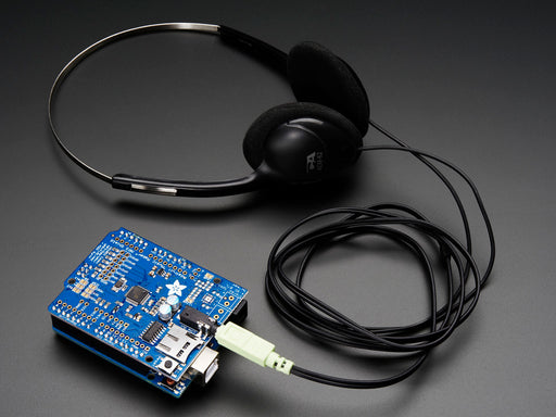Adafruit "Music Maker" MP3 Shield w/Headphones (not included)