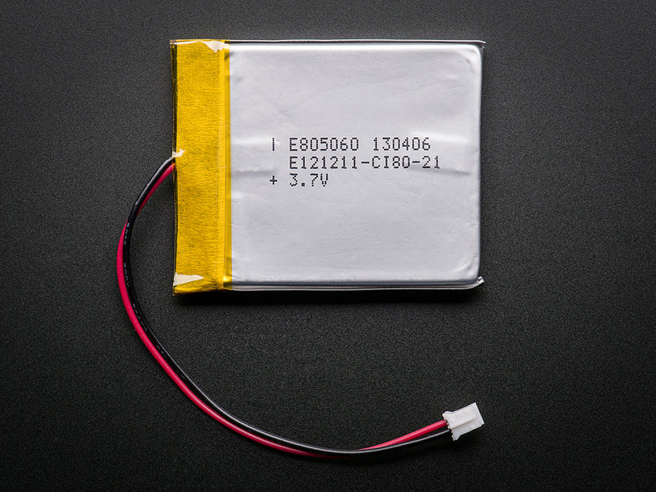Lithium Ion Polymer Battery - 3.7v 2500mAh