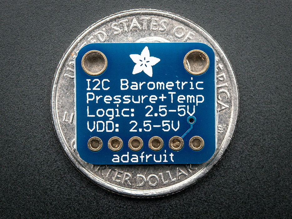 Adafruit MPL115A2 Pressure/Temperature Sensor (Bottom View)
