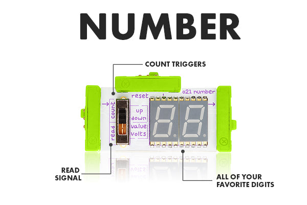 littleBits Smart Home Kit Number Counter