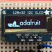 Adafruit Logo Monochrome 128x32 I2C OLED Display
