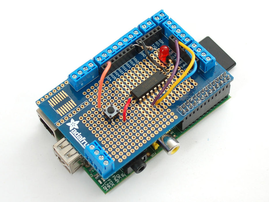 Adafruit Prototyping Pi Plate w/Circuit