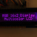 Adafruit RGB Backlight -ve LCD Purple