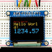 Adafruit OLED 16-Bit Colour 1.27" Board Hello World