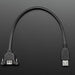 Panel Mount USB Cable - A Male to A Female