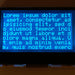Graphic ST7565 Negative LCD - Blue