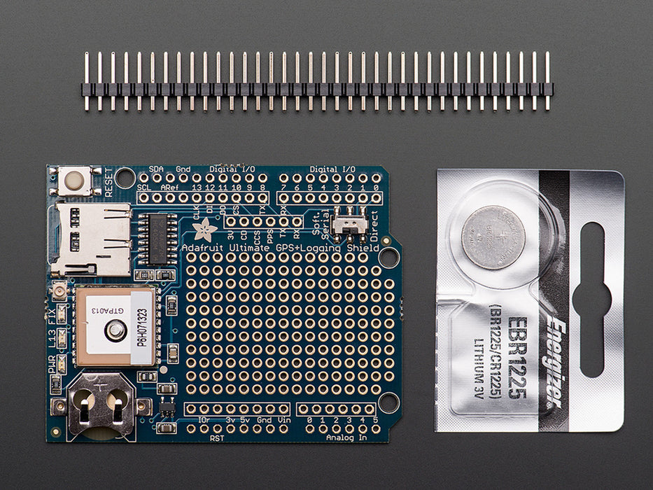 Adafruit Ultimate GPS Logger Shield and Parts