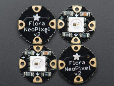 Adafruit FLORA NeoPixel v2 Four Pack