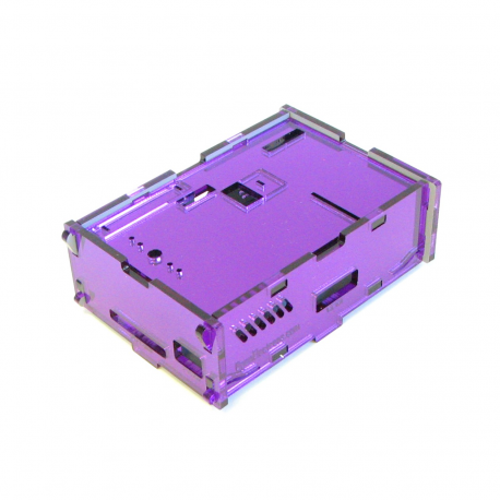 Pi-Case for RasPi - Purple Mirror