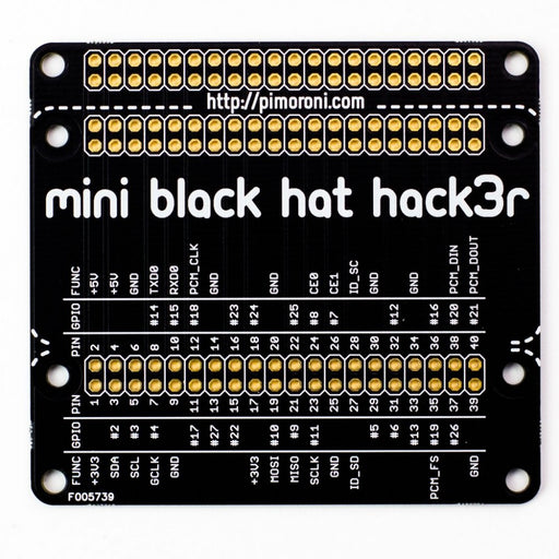 Mini Black HAT Hack3r board