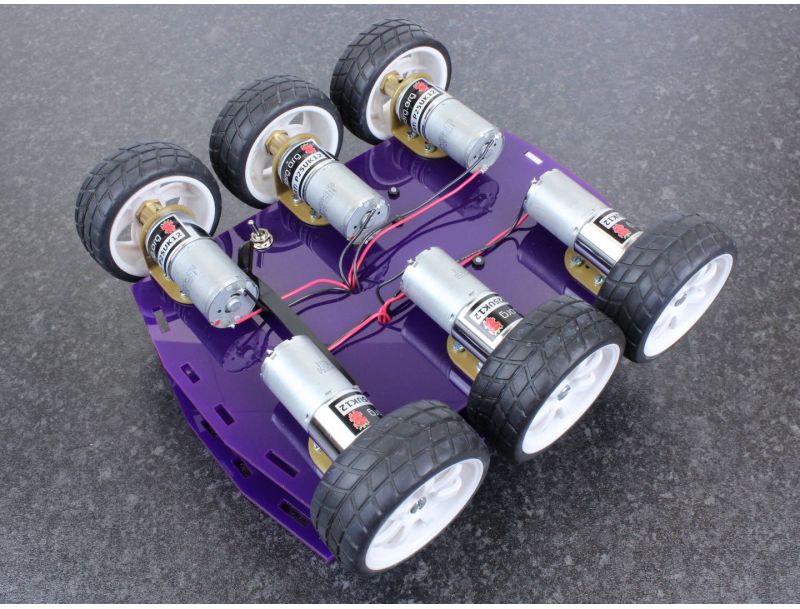 DiddyBorg V2 Robot Kit - Purple