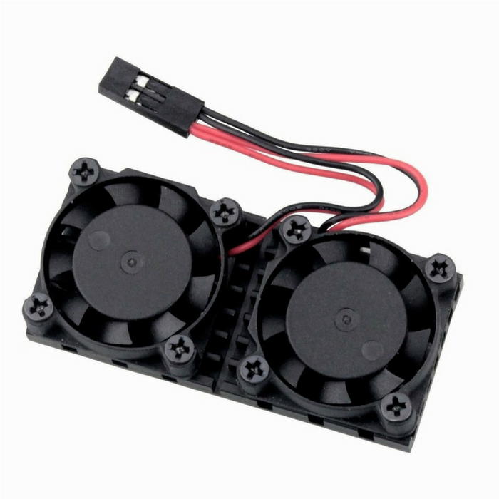 Dual Cooling Fan with Heatsink For Raspberry Pi 2/3 Model B/B+/NESPi+
