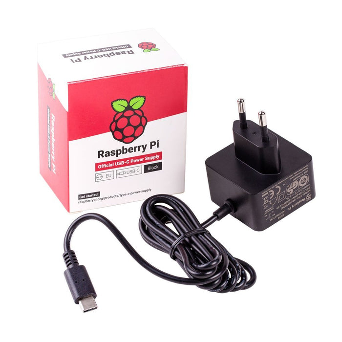 Official EU Raspberry Pi 4 Power Supply (5.1V 3A)