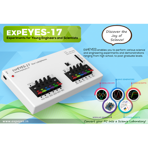 ExpEYES-17: Your Lab@Home STEM Education Kit