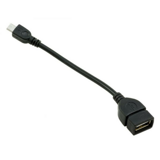 Pi Zero USB Adaptor (USB OTG Host Cable) - Black