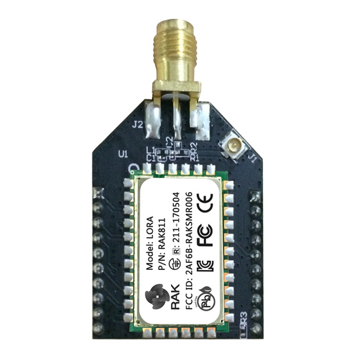 RAK811 Breakout Board with SMA + IPX connectors