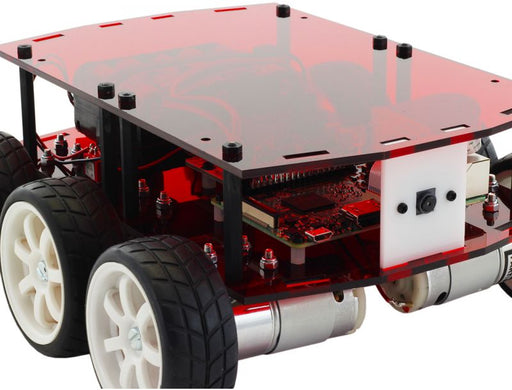 DiddyBorg V2 Raspberry Pi Robot Kit - Red Edition