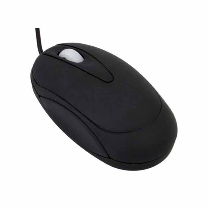 Black 3 Button Optical Mouse for the Raspberry Pi - Wired USB