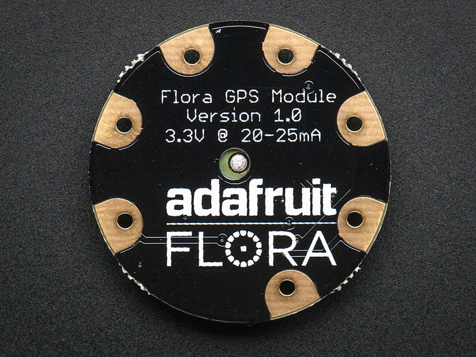 Adafruit FLORA Ultimate GPS Back