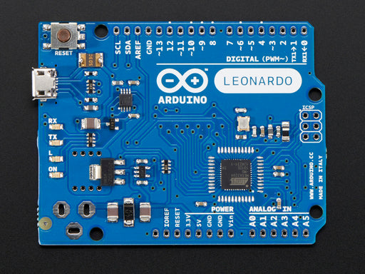 Arduino Leonardo w/out Headers Top