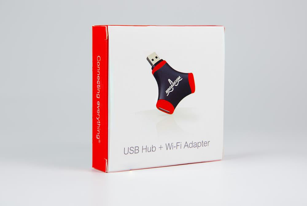 Broadcom WiFi Adapter and USB Hub Boxed