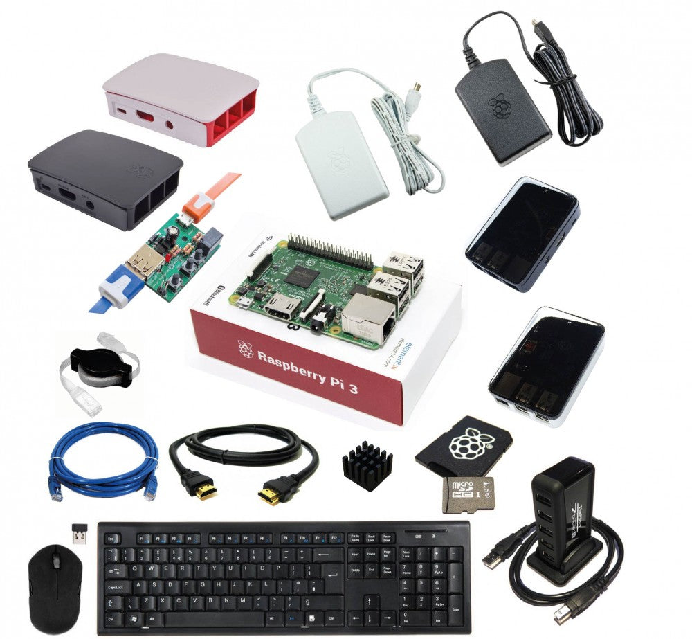 Raspberry Pi 3 Model B+ Kit - Gold Package — Pi Supply