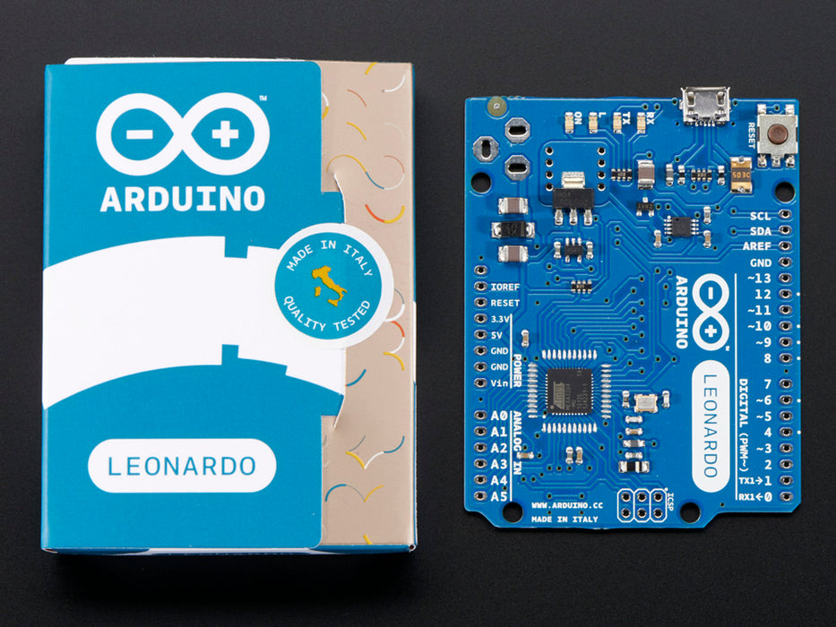 Arduino Leonardo w/out Headers Packaging