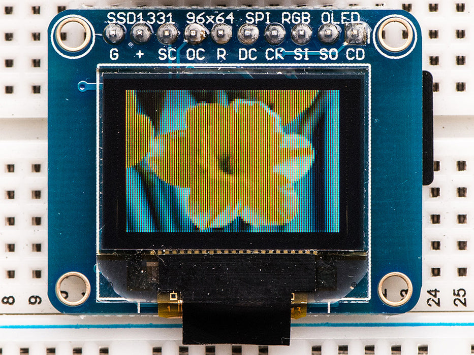 Adafruit OLED 0.96" 16-Bit Colour Board