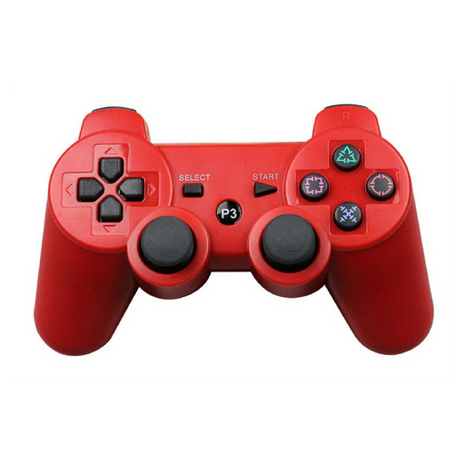 Bluetooth Game Console Controller For Playstation and Raspberry Pi - Red