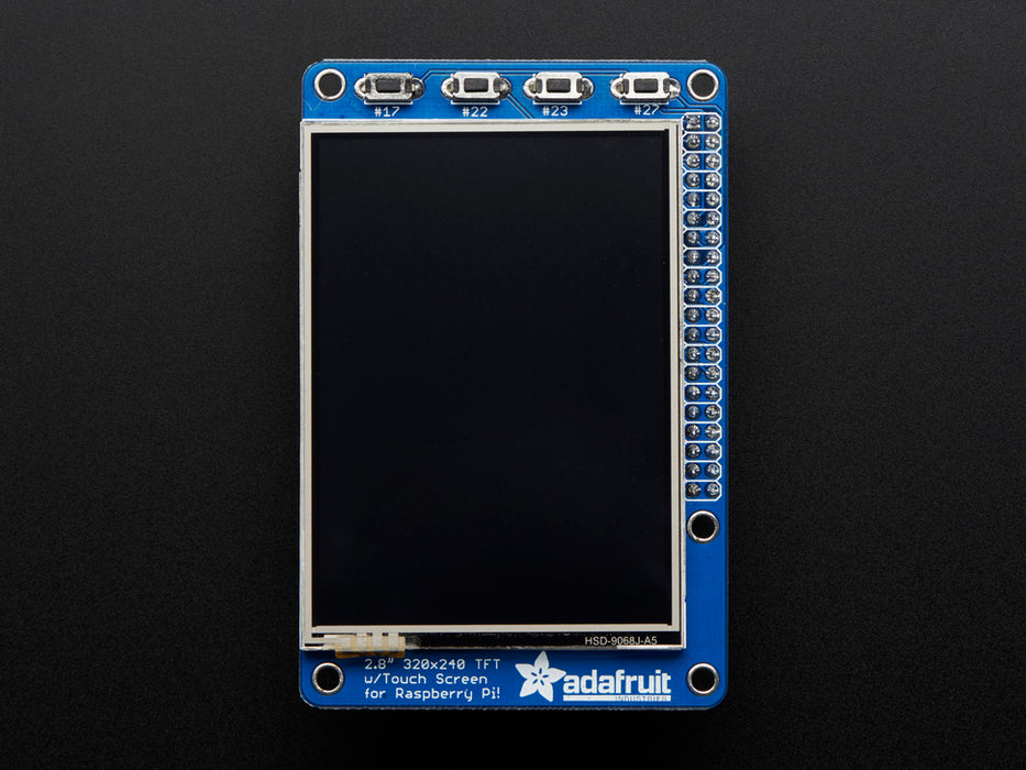 PiTFT Plus Assembled 320x240 2.8" TFT + Resistive Touchscreen - Pi 2 and Model A+ / B+