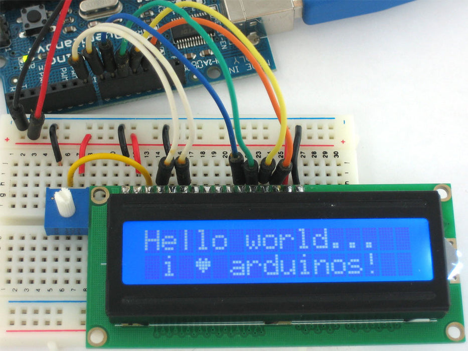 Adafruit Standard LCD (Hello world...)