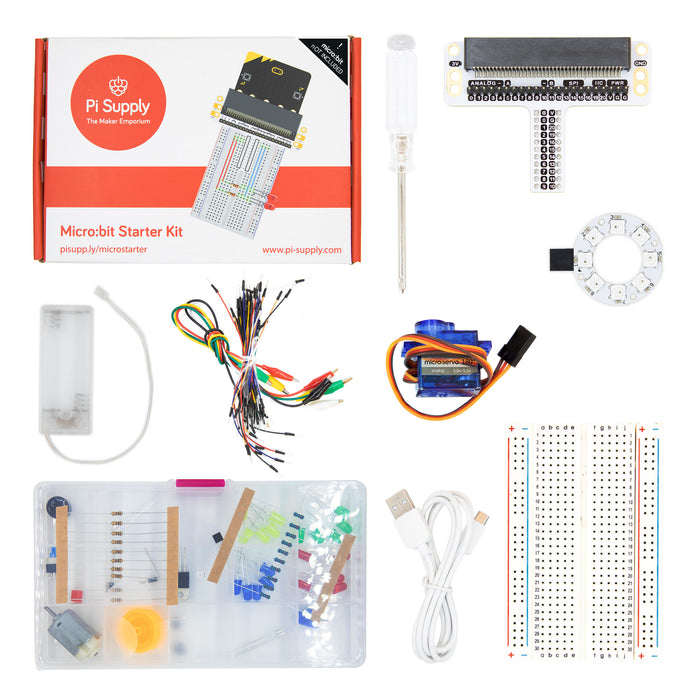 Pi Supply micro:bit Starter Kit (without micro:bit) - For STEM Learning & Programming